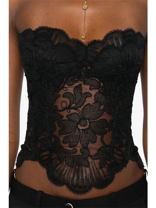 Corsetto in pizzo floreale ERMANNO SCERVINO | D472L725ZEQ95708